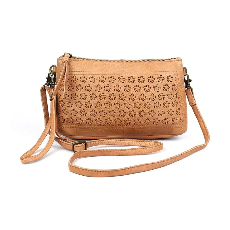 Spurflower Leather Bag