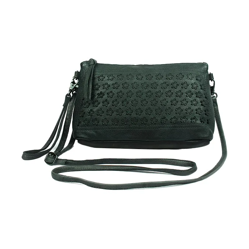 Spurflower Leather Bag