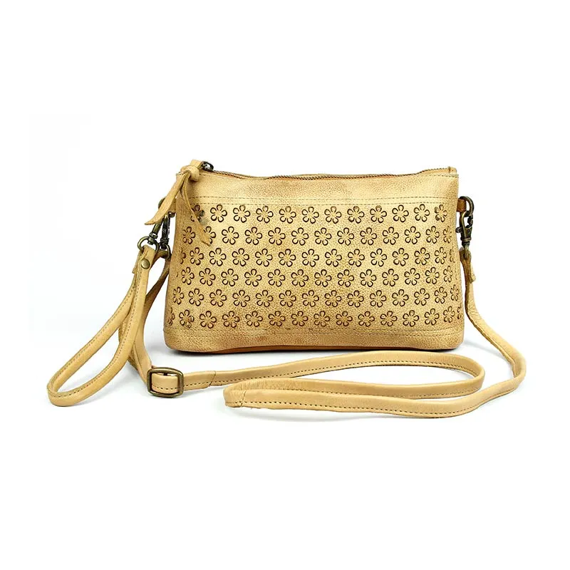 Spurflower Leather Bag