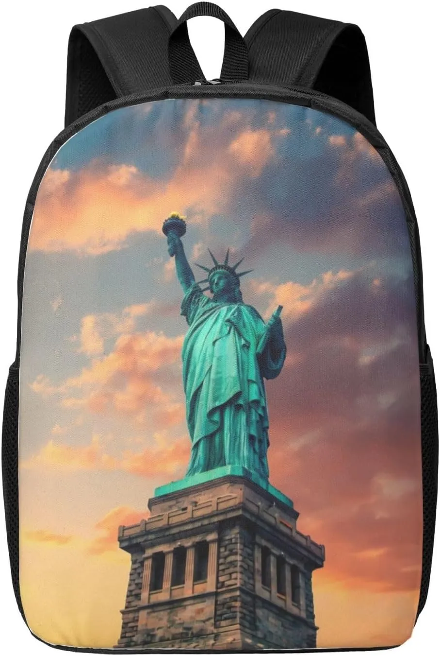Statue Of Libertys Backpack, 17 Inch Travel Business Laptop Backpack For Women Men