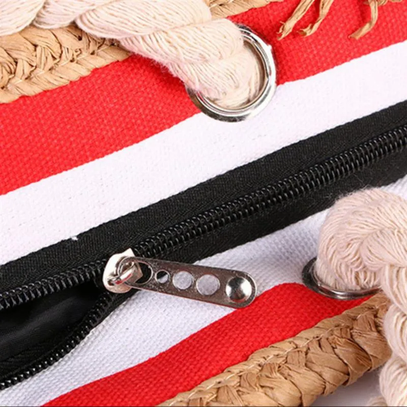 Striped Beach Tote