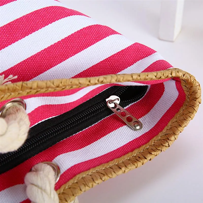 Striped Beach Tote