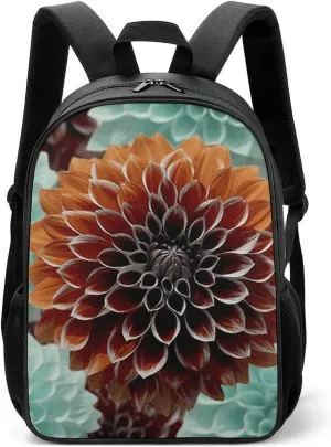 Stylish Backpack, Dahlia Flower Print Durable Backpack Travel Backpack Hiking Backpack Ergonomic Backpack Comfortable Backpack