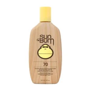 Sun Bum Original SPF 70 Sunscreen Body Lotion - Broad Spectrum Moisturizing Sunscreen with Vitamin E - Hawaii 104 Act Compliant (Made without Octinoxate & Oxybenzone) - 8 oz
