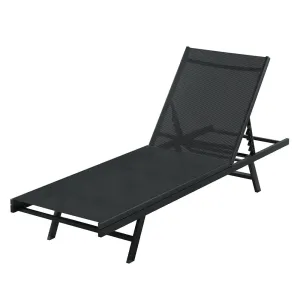 Sun Lounge Lightweight Steel Adjustable