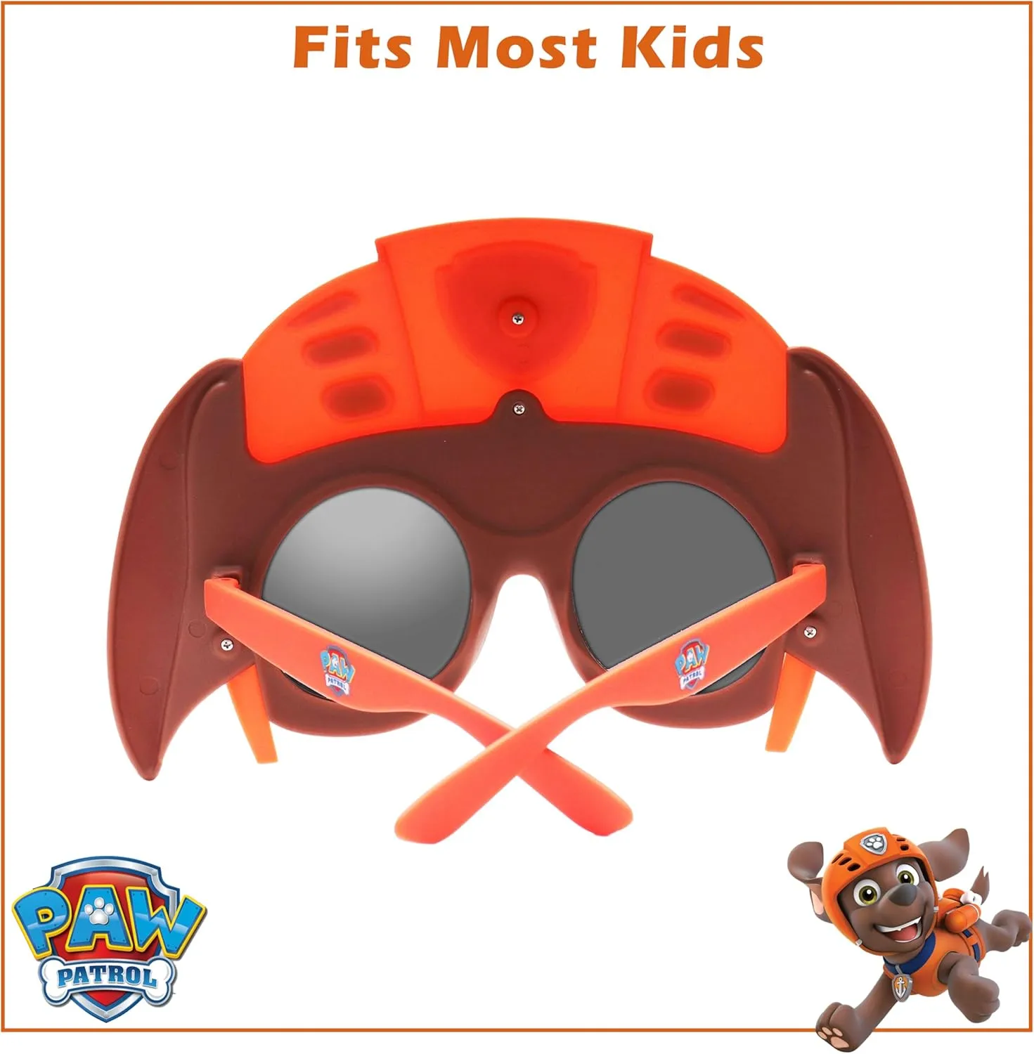 Sun-Staches Paw Patrol Child Sunglasses | Chase, Skye, Rubble, Zuma or Rocky Costume Accessory | One Size Fits Most Kids