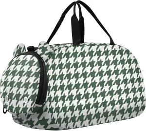 susiyo Small Duffle Bag Green and White Goose Foot Kids Duffle Bag for Boys Girls Dance Bag Gym Bag