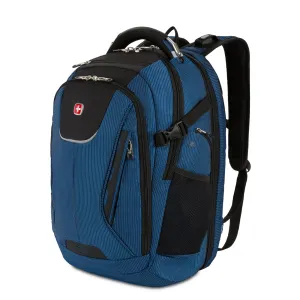 Swiss Gear 5358 USB ScanSmart Laptop Backpack, 16" Laptop Compartment, Blue/Black