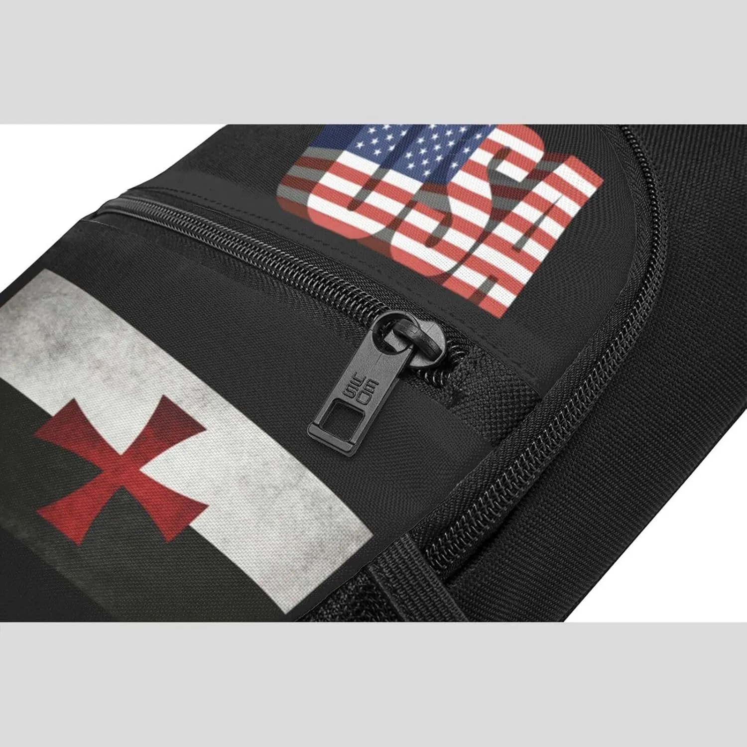 Symbol of the Knights Templar，Fashion One-Shoulder Bag，Anti-Theft Crossbody Shoulder Chest Bag