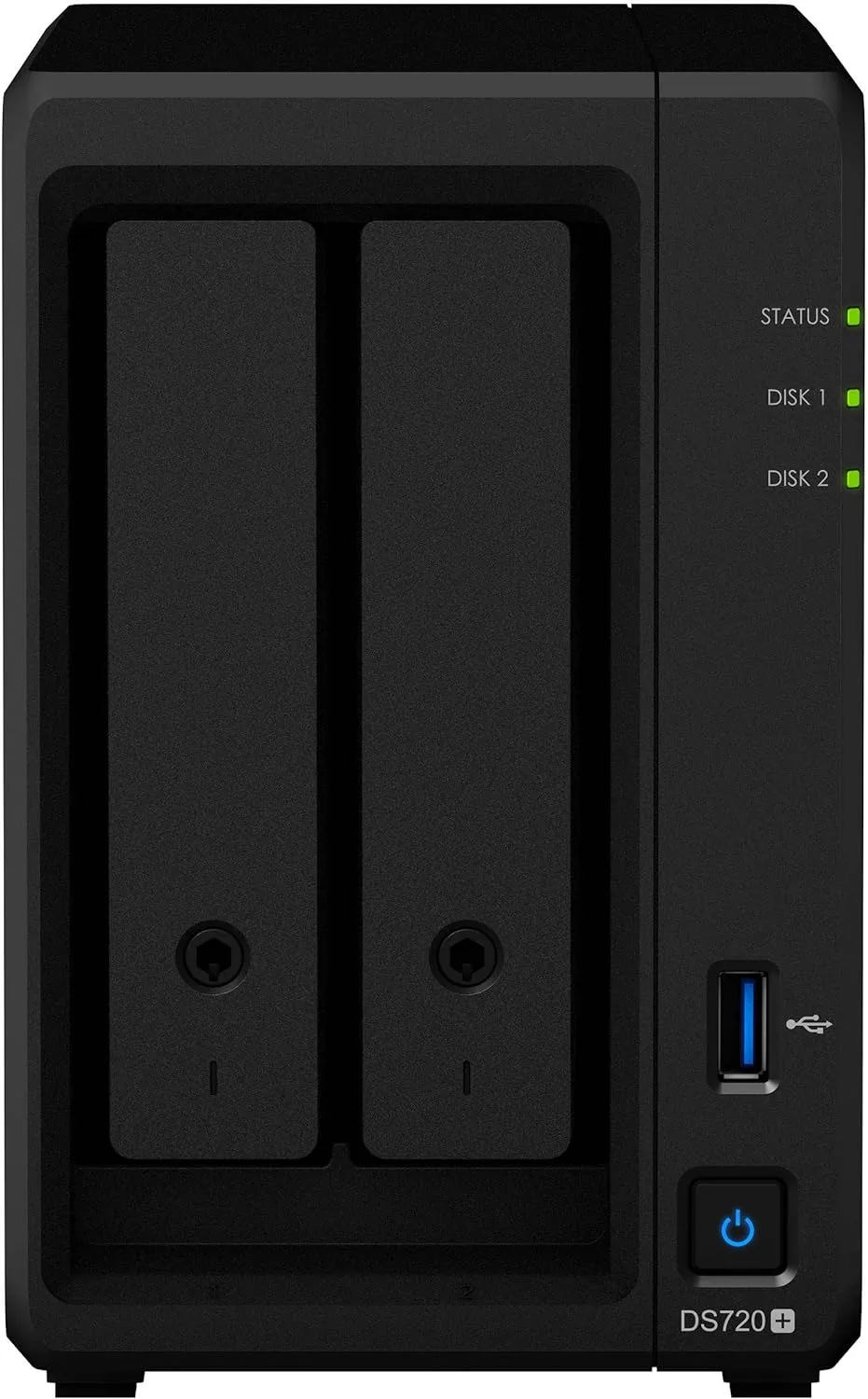 Synology DiskStation DS720  NAS Server for Business with Celeron CPU, 6GB Memory, 2TB SSD Storage, DSM Operating System