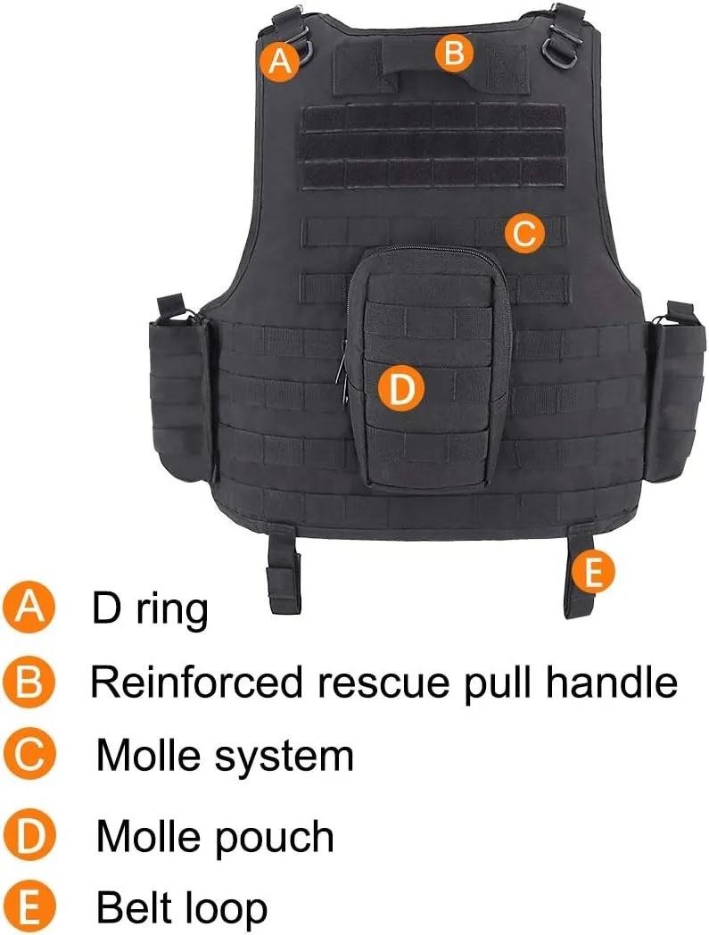 Tactical Vest Airsoft Painball Vest Outdoor Equipment for Men