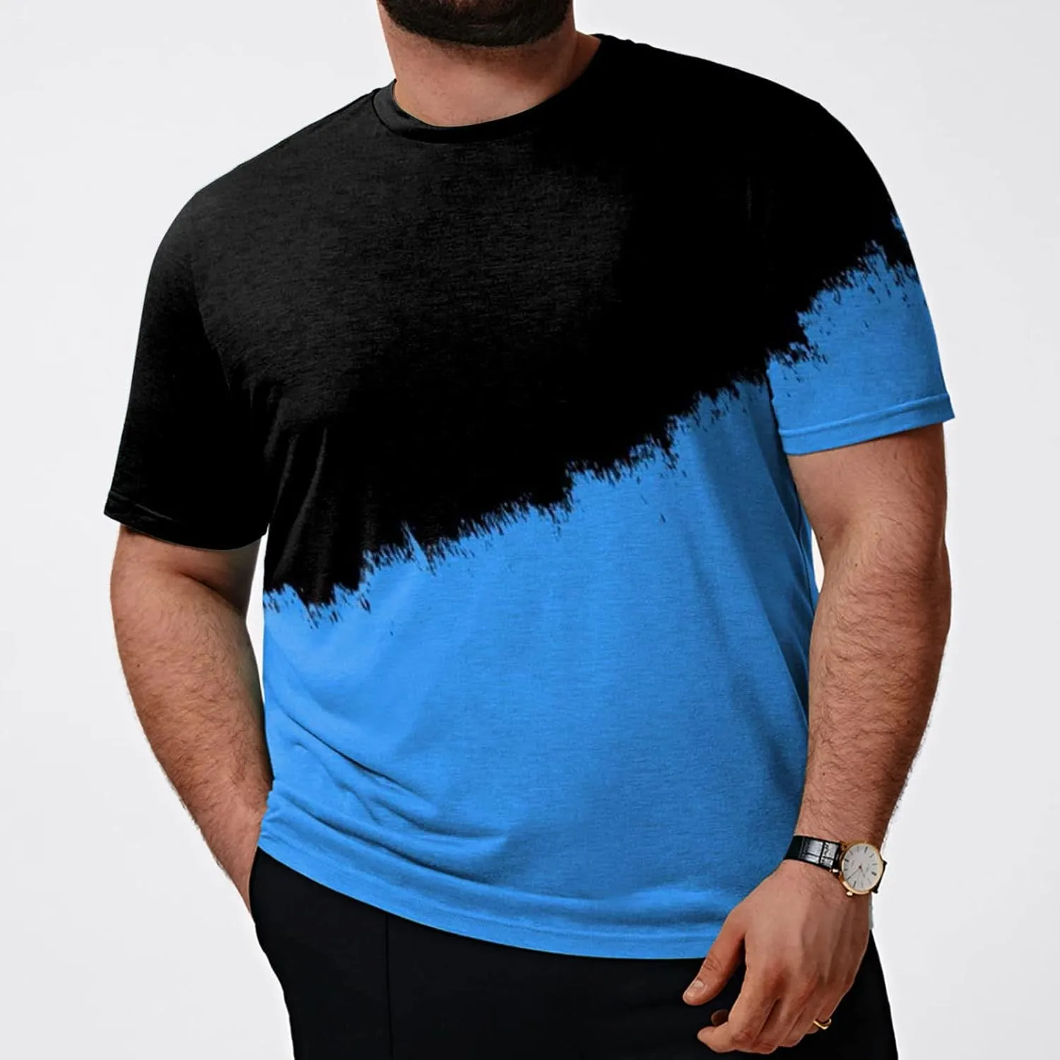 Tall Mens T Shirts Gentlemans Business Short Sleeve Fitness T Shirt Fitted Mens Tshirt Trendy Medium Shirts Blank