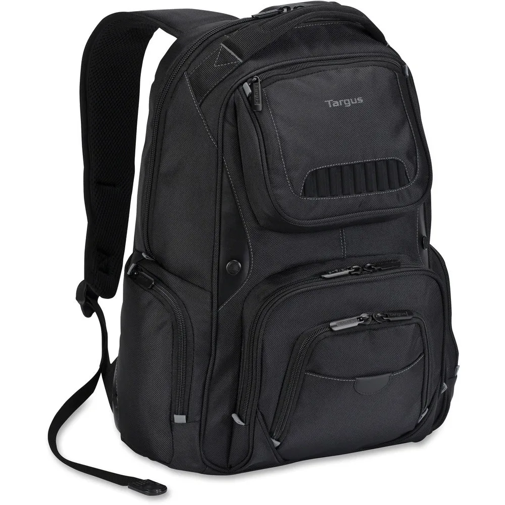 Targus Carrying Case for 16 Notebook - Black with Earphone Jack in strap - Nylon - Shoulder Strap - 18.3 Height x 12.6 Width x 6.1 Depth
