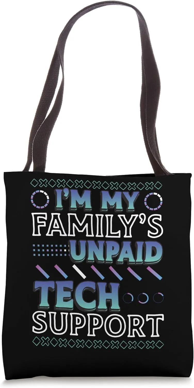 Technology Affinity Son IT Help Support Tote Bag
