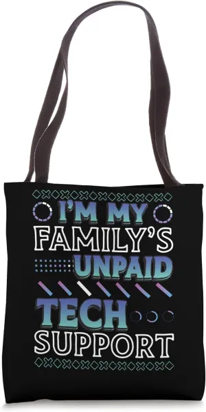Technology Affinity Son IT Help Support Tote Bag