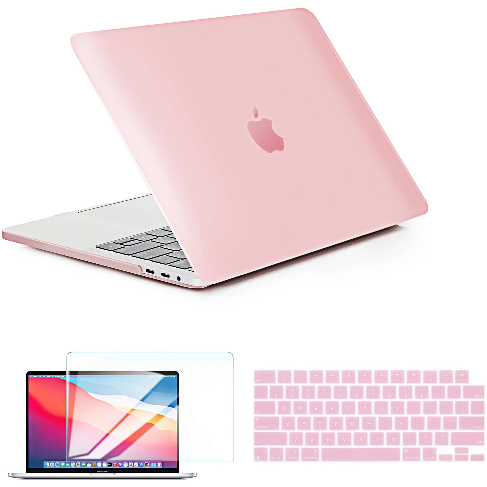 TechProtectus Colorlife Hard-Shell Case for 16.2" MacBook Pro 2021 (Rose Quartz)
