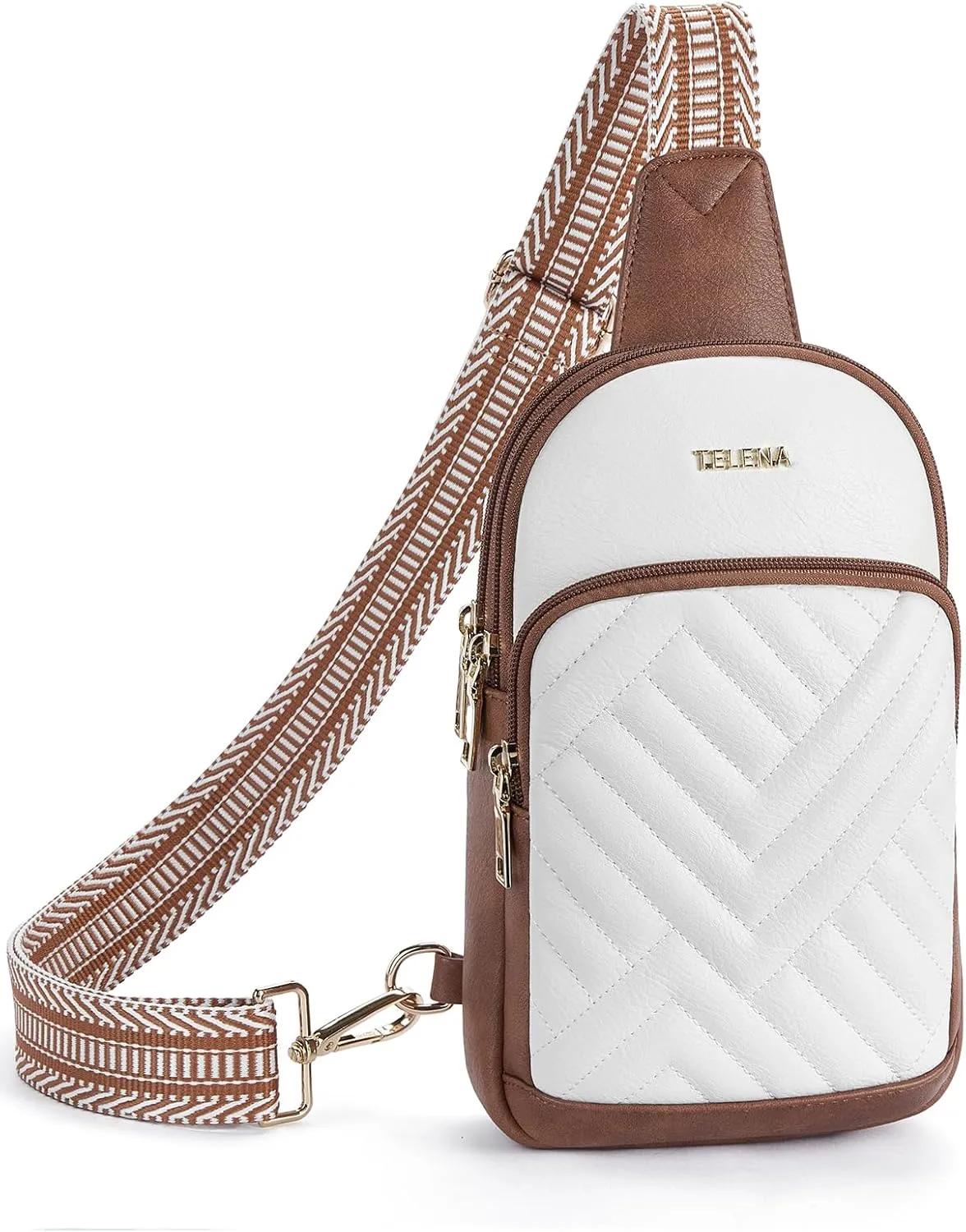 Telena Large Sling Bag Crossbody Bags for Women Fanny Packs Cross Body with Adjustable Strap