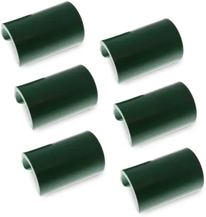 Terricraft's Original Bimini Boat Clip - Clips for Boat Rails or T-Tops - Holds Towels or Clothes for Drying, Privacy, and Convenience - Bimini Top Accessories for Boaters (Green Round 7/8")