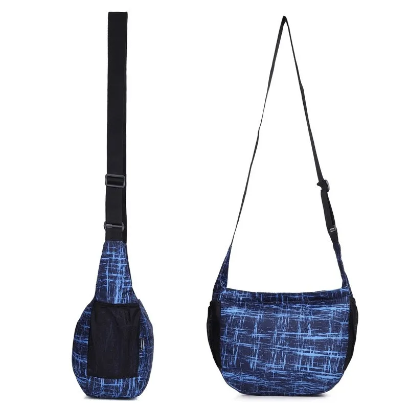 THE CLOWNFISH Joslyn Crossbody Sling Bag - Casual, Compact | Adjustable Strap | 7.4L | Cobalt Blue
