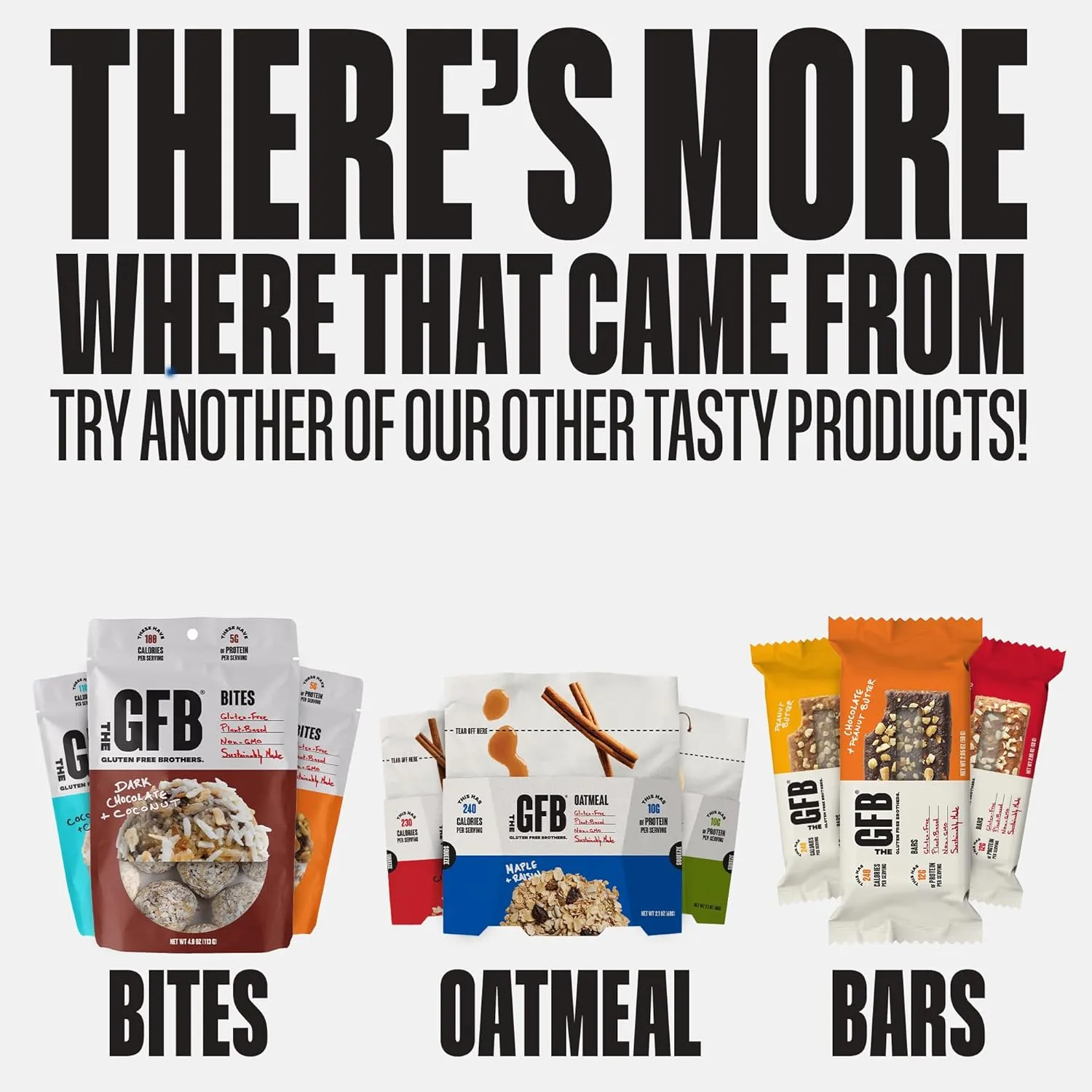 The GFB Fruit, Nuts and Seeds Protein Oatmeal Cups - Unique Pop-Up Bowl - Gluten Free, Plant Based, Non GMO, Sustainably Made - Ridiculously Tasty, Healthy, Vegan Protein Instant Oatmeal, 2 oz (6 Count)