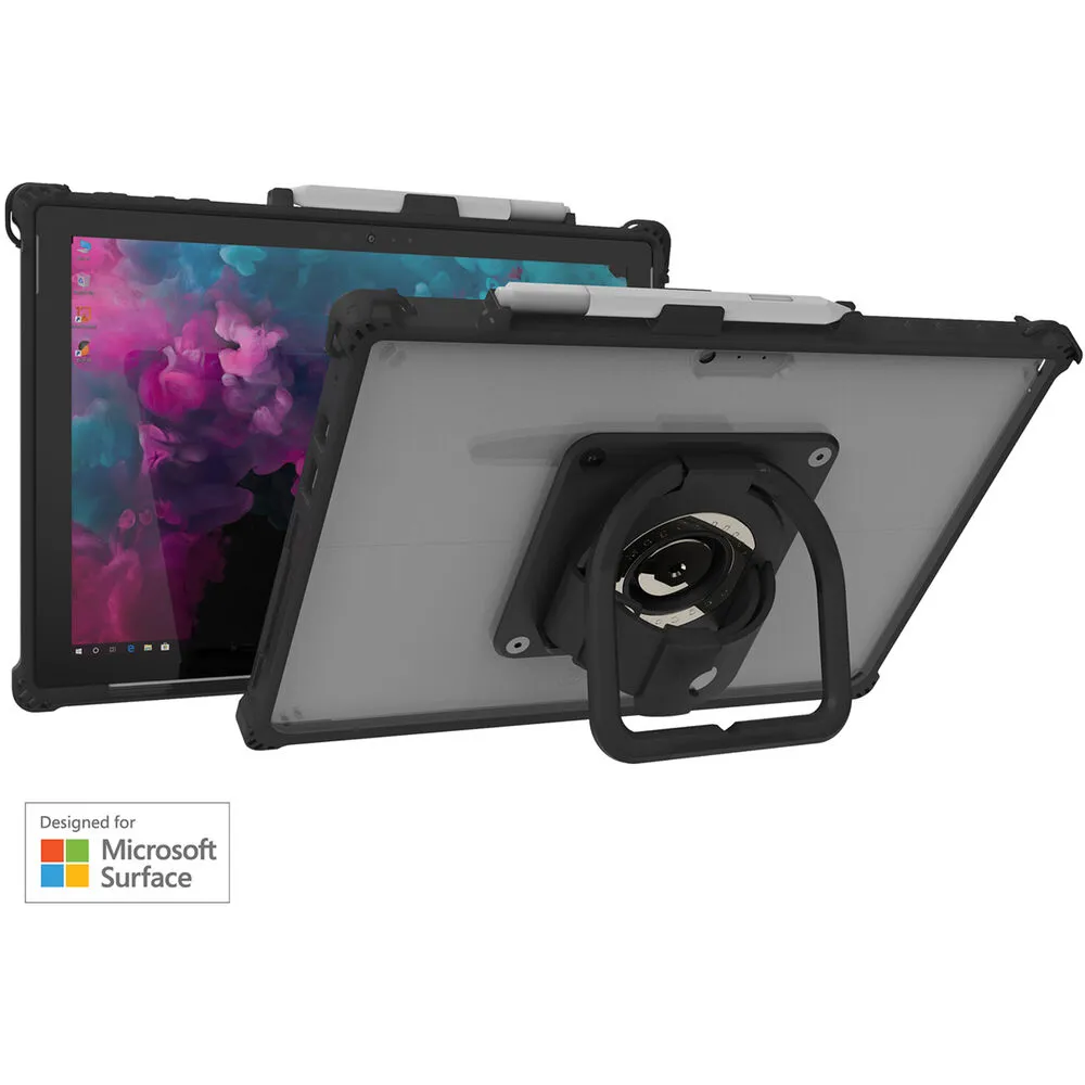 The Joy Factory aXtion Edge MP Case for Surface Pro 7 , 7, 6, 5 (Black/Gray)
