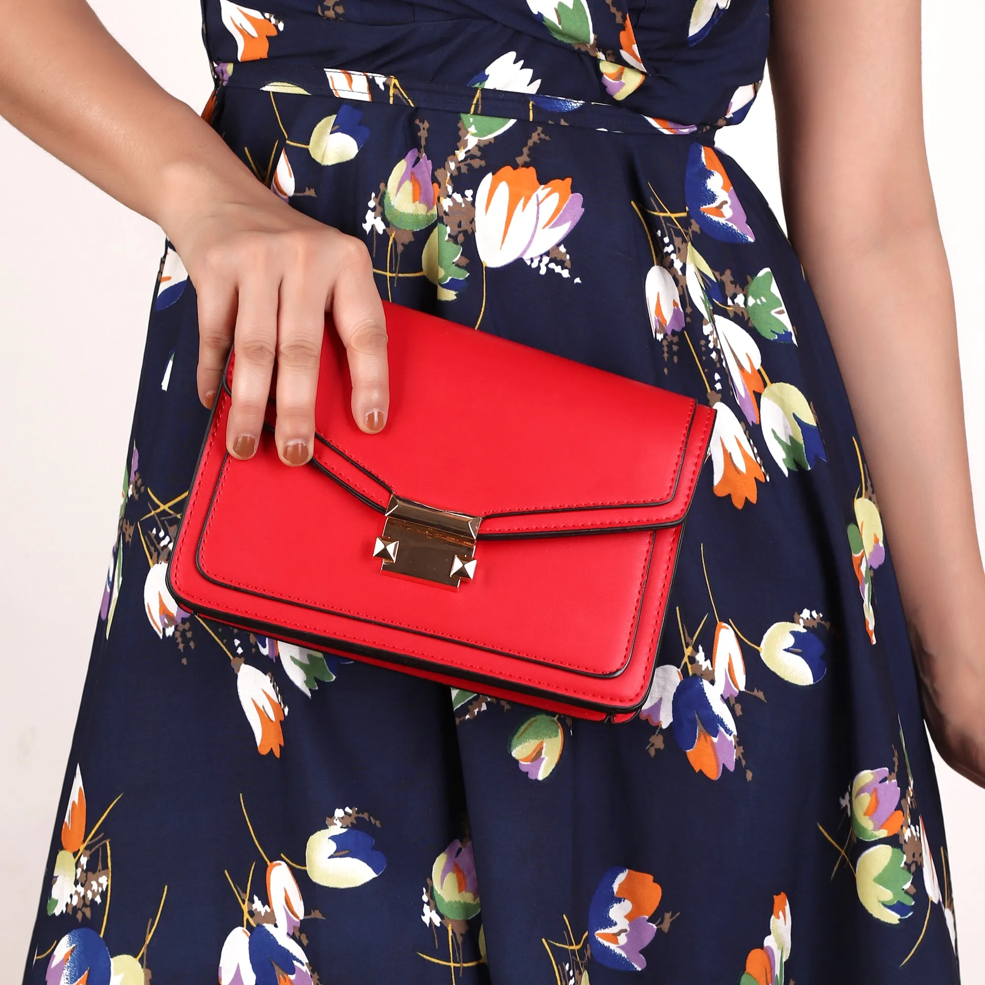 The Sassy Envelope Red Sling Bag