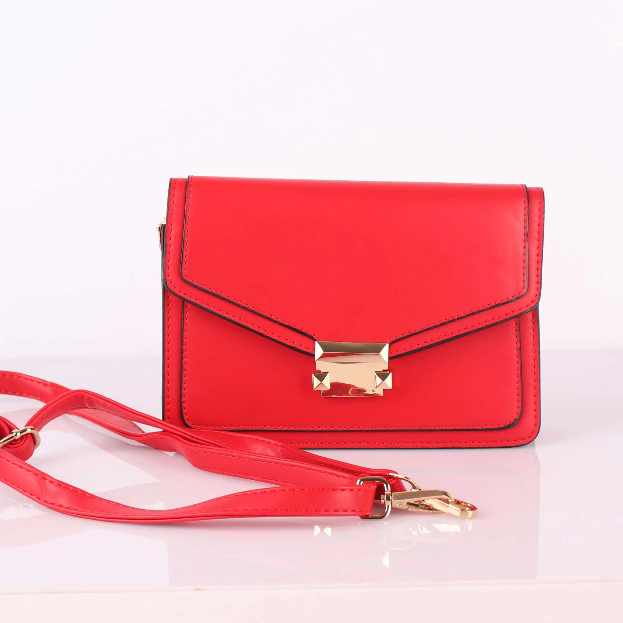 The Sassy Envelope Red Sling Bag