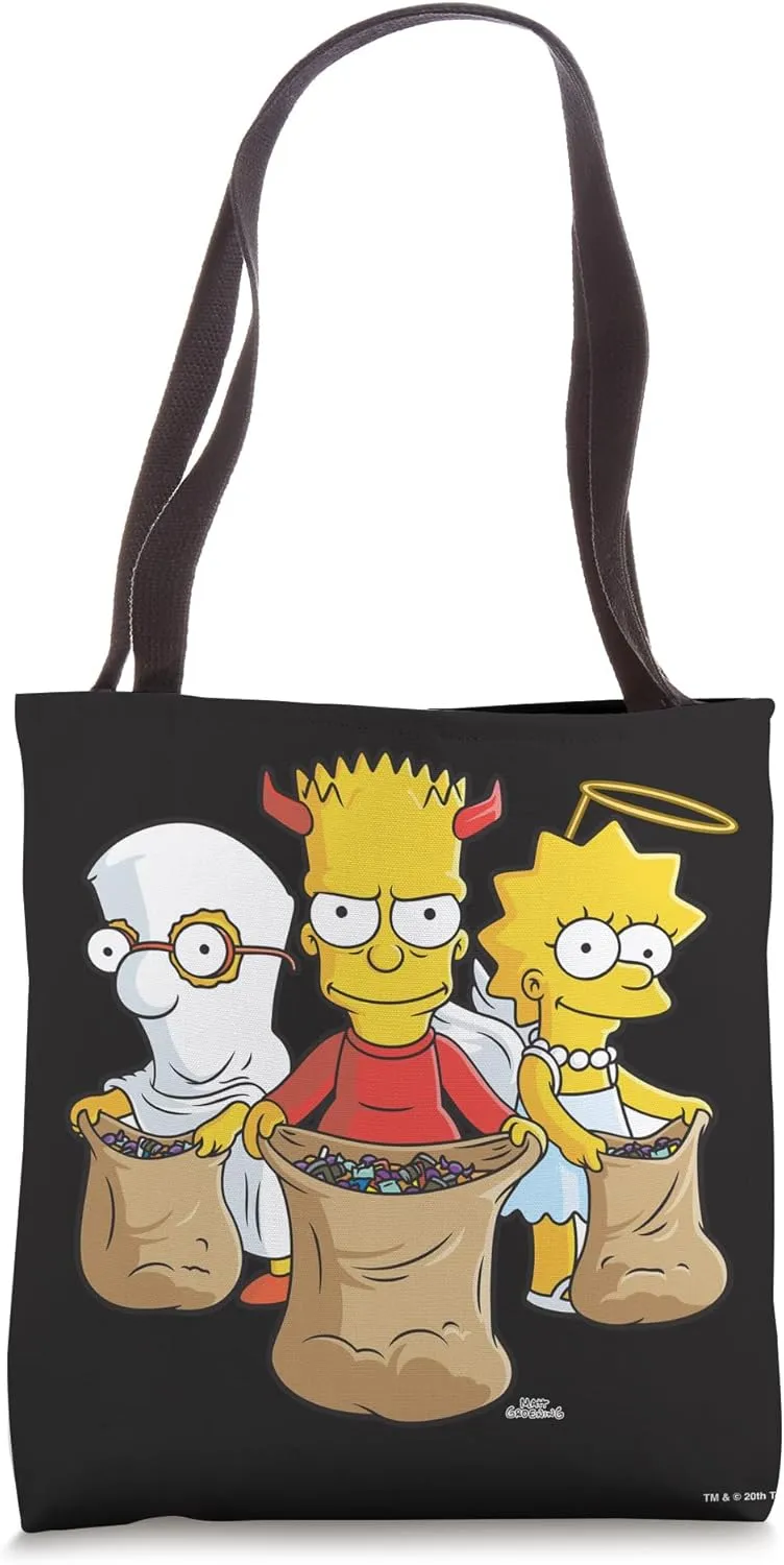 The Simpsons Trick or Treat Treehouse of Horror Halloween Tote Bag