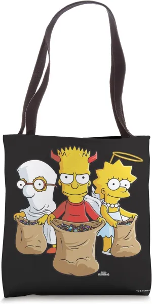 The Simpsons Trick or Treat Treehouse of Horror Halloween Tote Bag