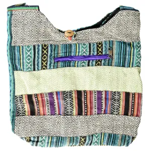 ThreadHeads Multi-Pattern Wide Stripes Sling Bag