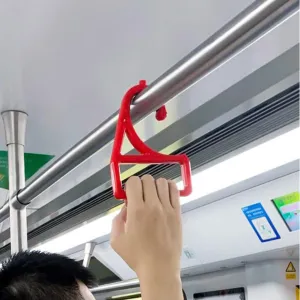 Three-in-one contactless Push Bag Hook/Elevator Button/Subway handrail 10 Pieces/Set Multifunctional Non-Contact handrail Portable Grocery Bag H