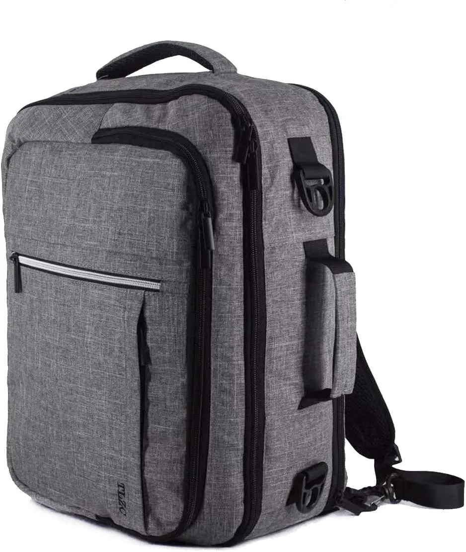 TLZC 30L Flight Approved Weekender Carry-On Laptop Travel Backpack, 18 Inch Business Cube Handbag with Shoulder Strap and Funcitional Pockets Luggage Bag Suitcase Backpack