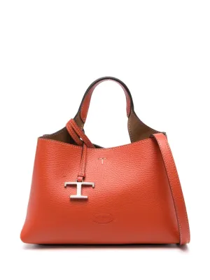 Tod's T Timeless Micro Leather Tote Bag