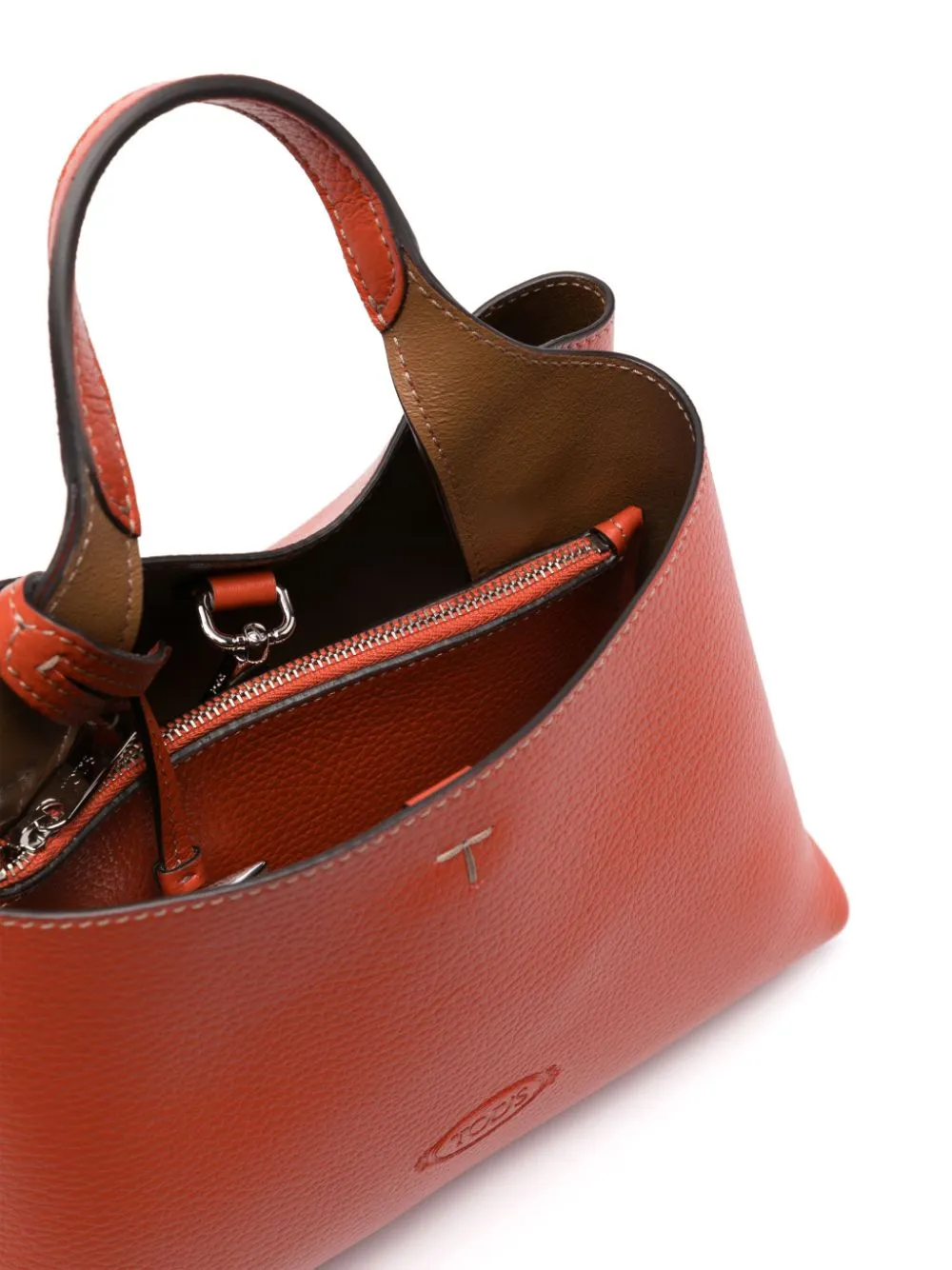 Tod's T Timeless Micro Leather Tote Bag