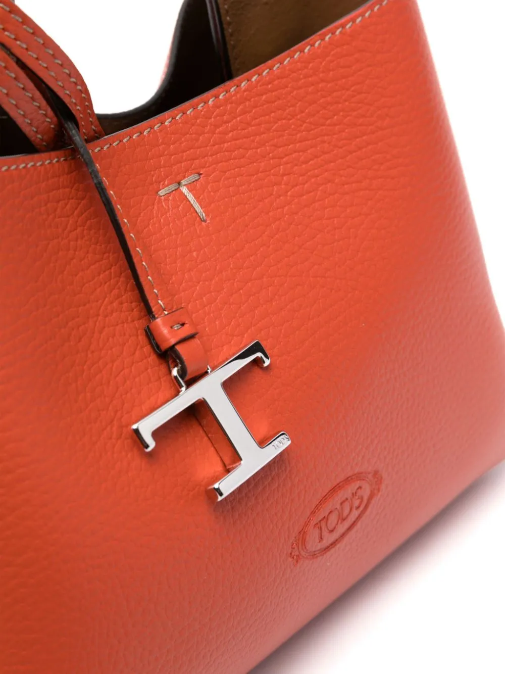 Tod's T Timeless Micro Leather Tote Bag