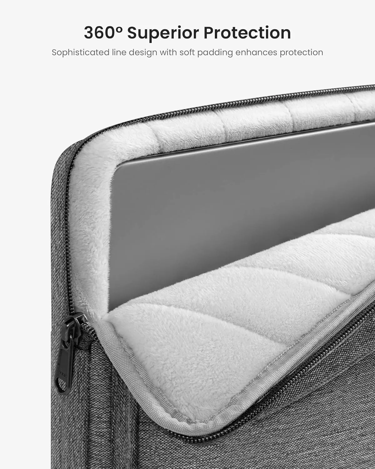 tomtoc 360 Protective Laptop Shoulder Bag for 15 Inch New MacBook Air M4/A3241 M3/A3114 M2/A2941 2025-2023, 15 Inch Microsoft Surface Laptop 6/5, Water-Resistant Accessory Case for MacBook Pro