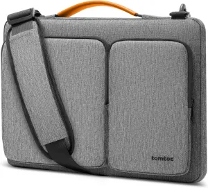 tomtoc 360 Protective Laptop Shoulder Bag for 15 Inch New MacBook Air M4/A3241 M3/A3114 M2/A2941 2025-2023, 15 Inch Microsoft Surface Laptop 6/5, Water-Resistant Accessory Case for MacBook Pro