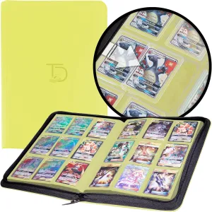 TopDeck TopLoader Binder | Holds 200  Toploaders Hard Cases | 9 Pocket Trading Cards Album | Long Term Storage Binder | Side Load Sleeves | Pokemon/MTG/Yugioh/TCG Folder | Trading & Sports Holder
