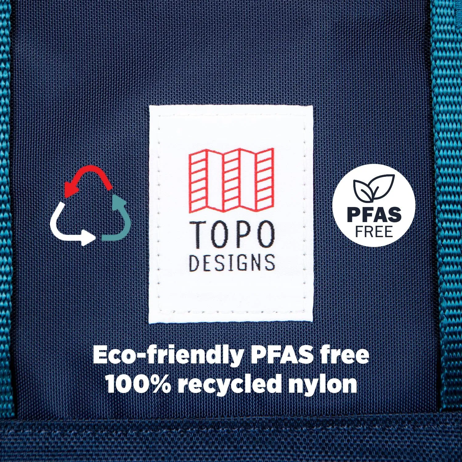 Topo Designs Global Travel Bag 30L, Navy/Sahara