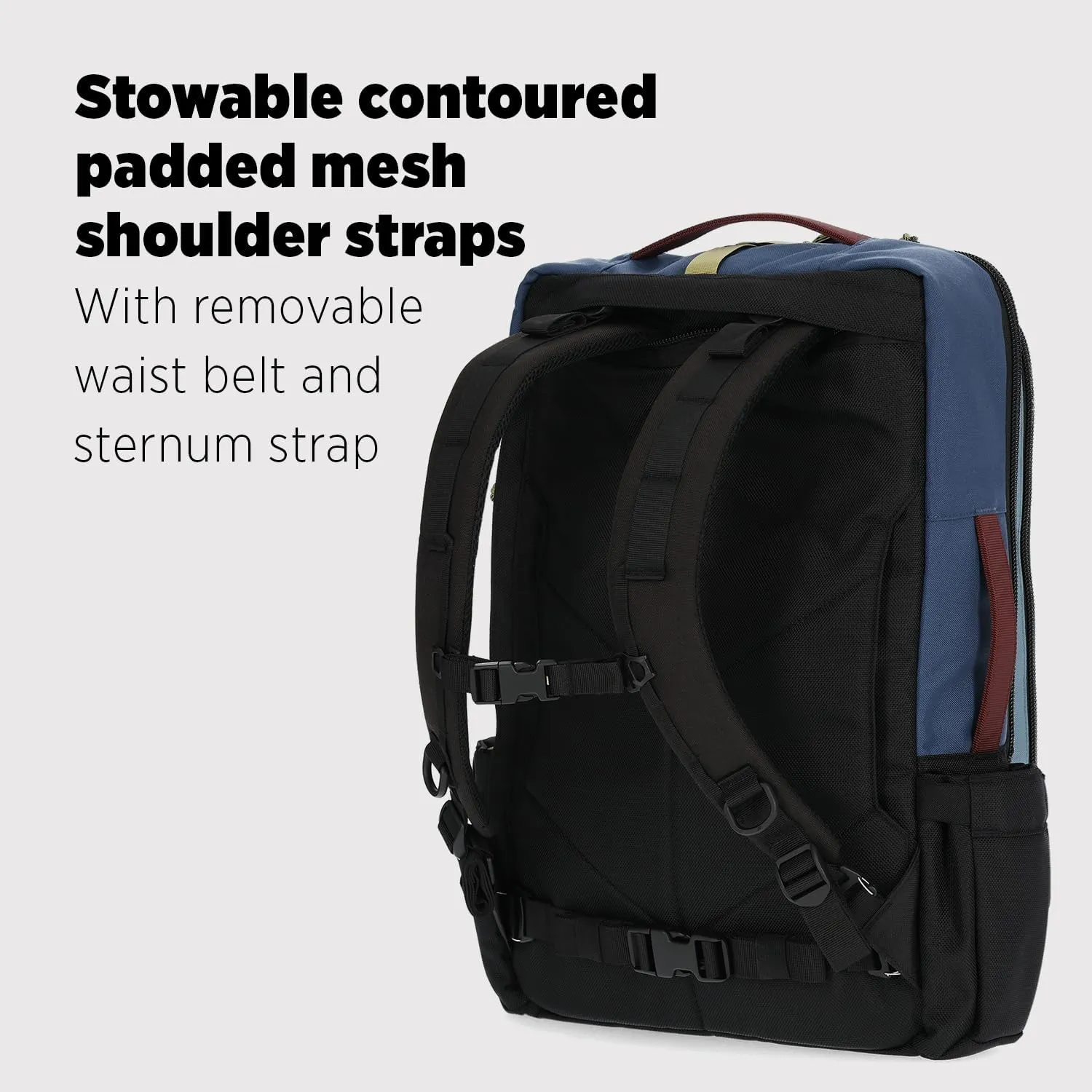 Topo Designs Global Travel Bag 30L, Navy/Sahara