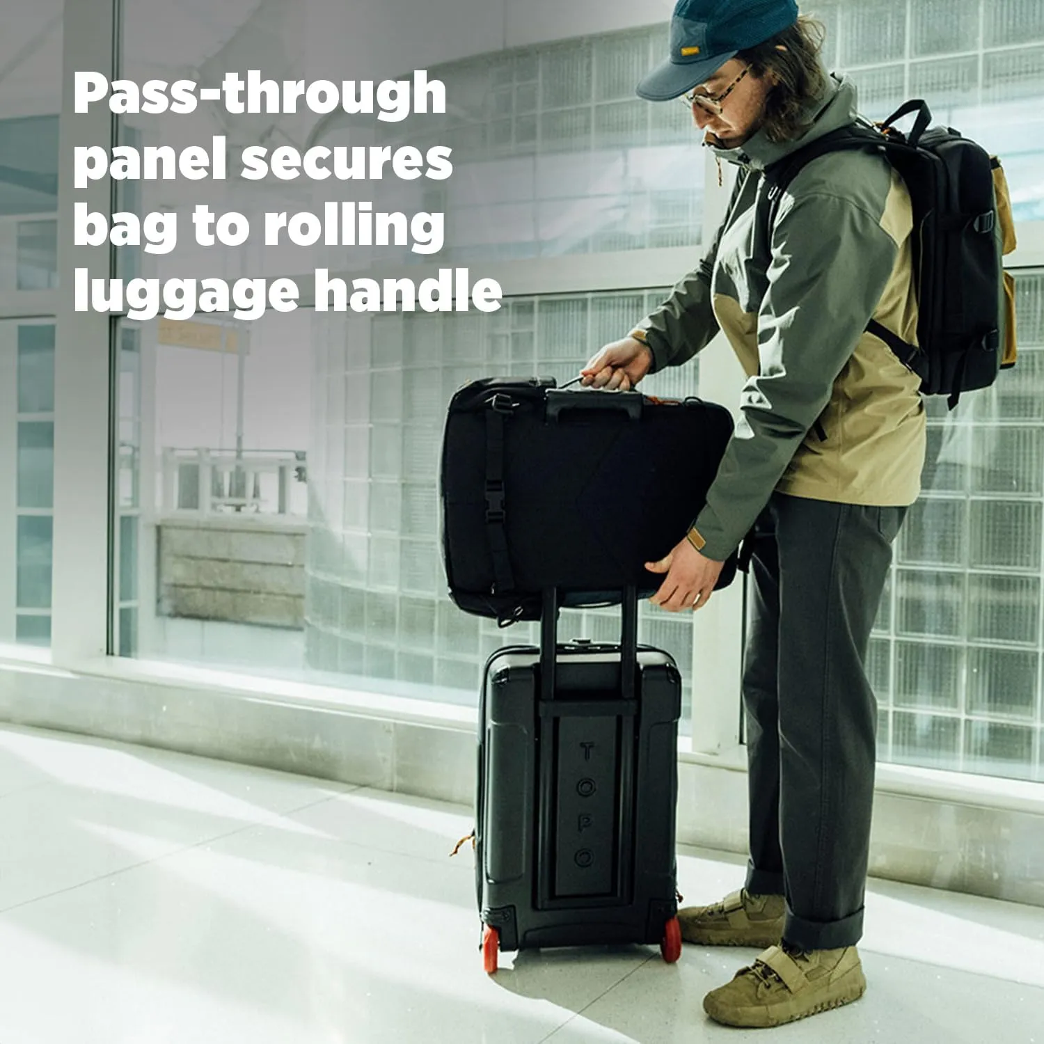 Topo Designs Global Travel Bag 30L, Navy/Sahara