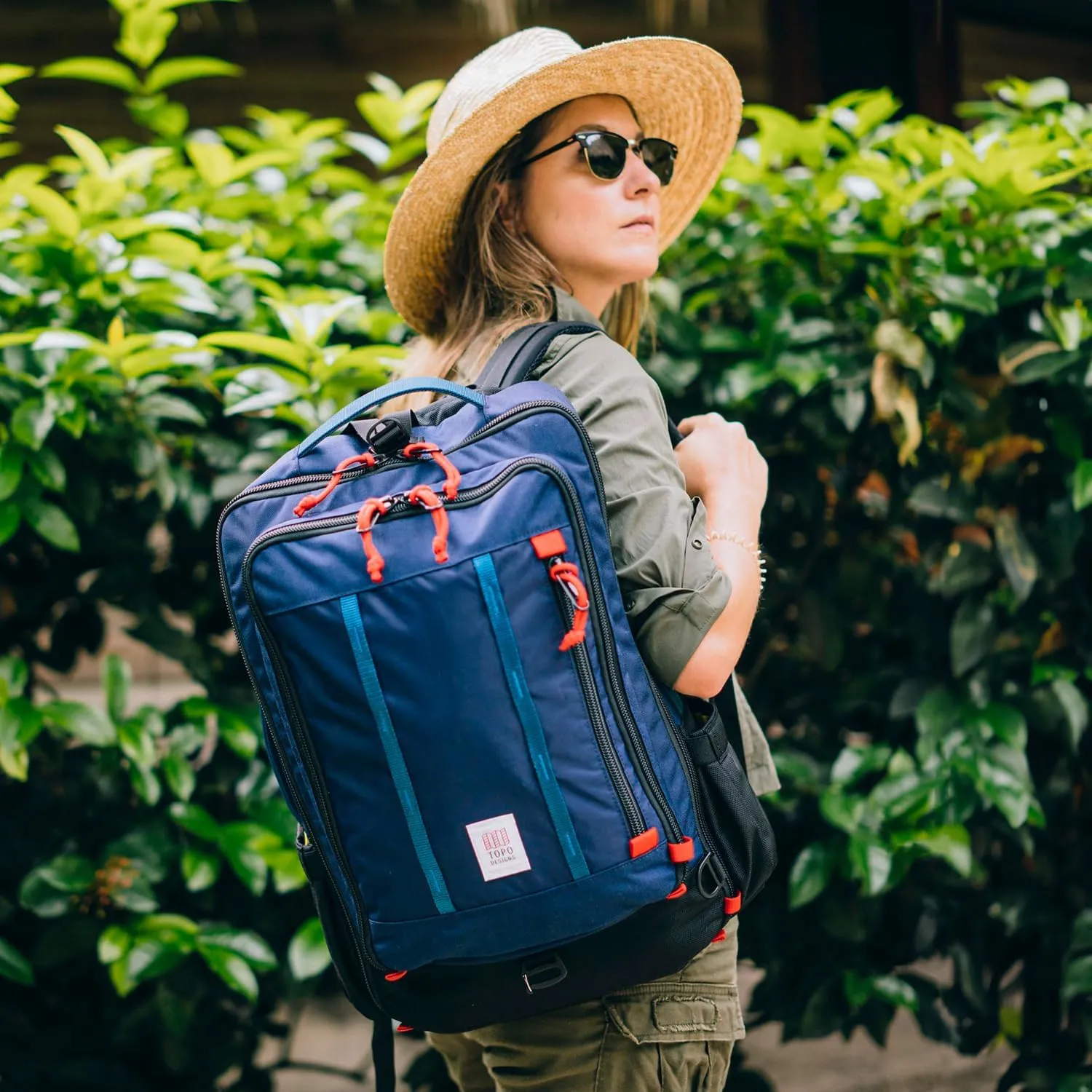 Topo Designs Global Travel Bag 30L, Navy/Sahara