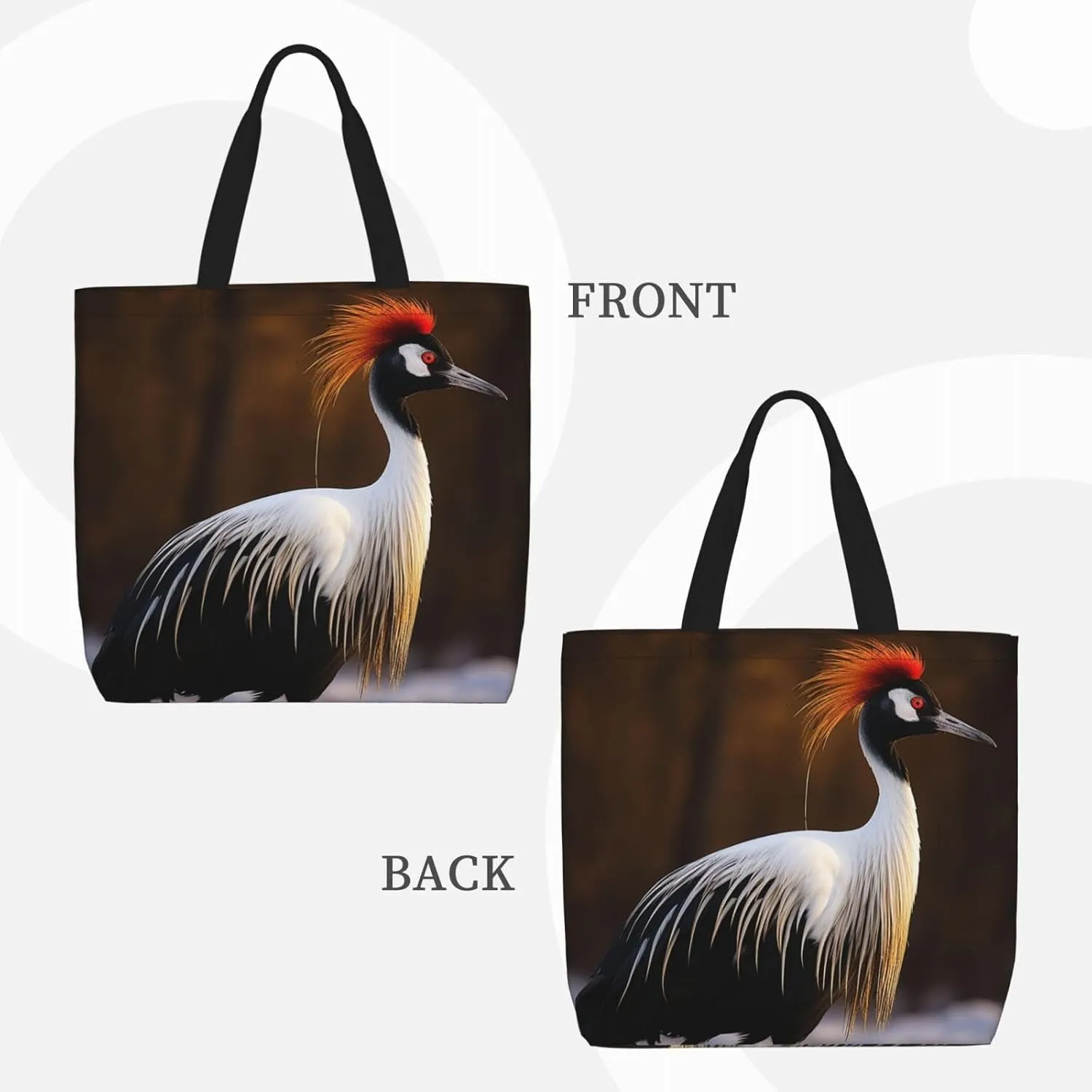 Tote Bag for Women Cupcakes Donuts Shoulder Bag with Zipper Handbag Large Capacity Reusable Grocery Bag