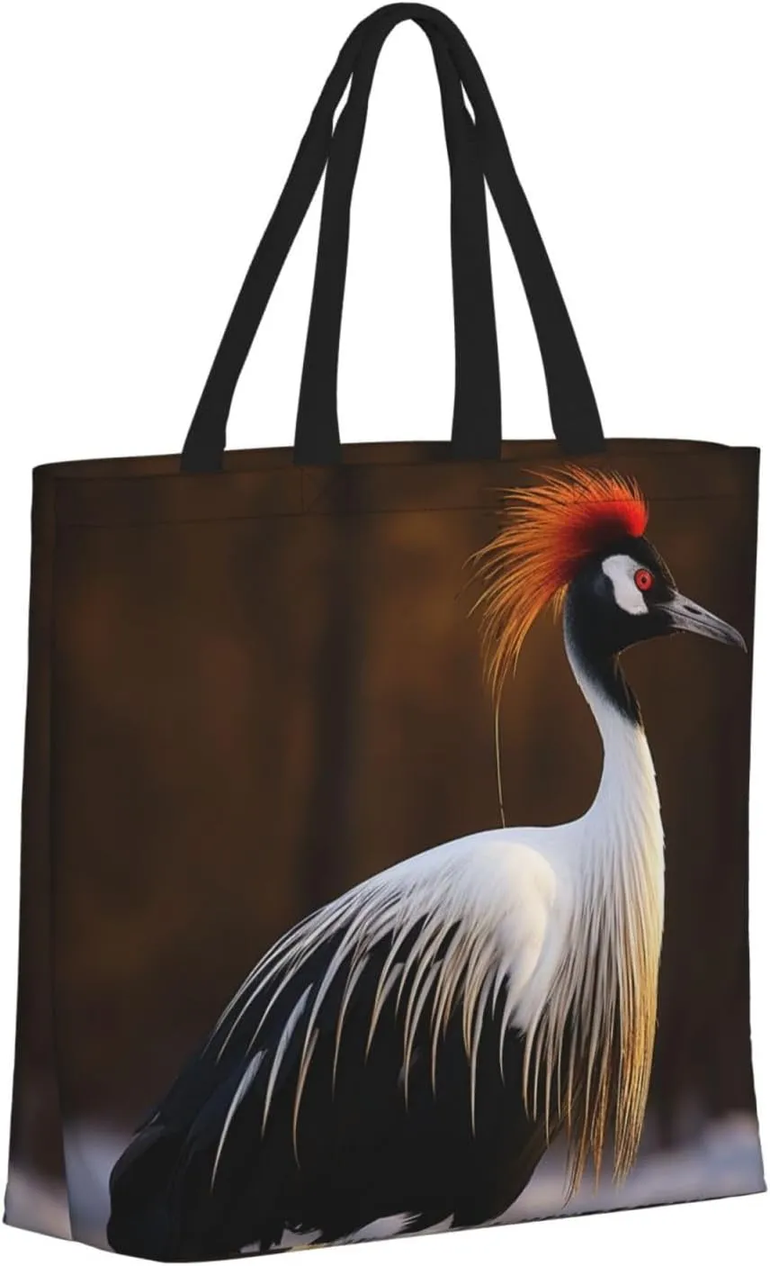 Tote Bag for Women Cupcakes Donuts Shoulder Bag with Zipper Handbag Large Capacity Reusable Grocery Bag