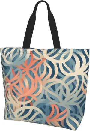 Tote Bag for Women Grocery Bag Reusable Shopping Bag Country lifestyle Handbag Foldable Shoulder Bag