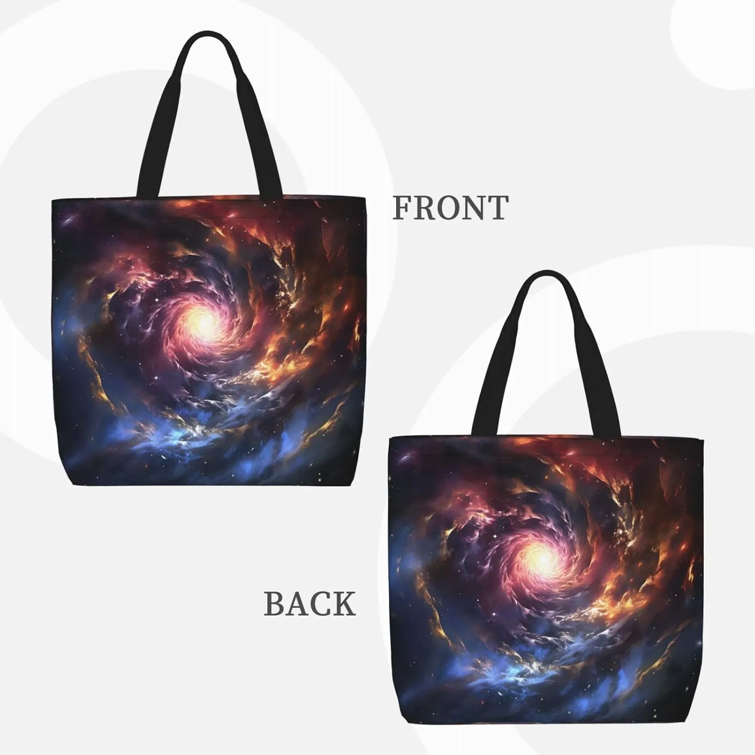 Tote Bag for Women Grocery Bag Reusable Shopping Bag Cupcake Handbag Foldable Shoulder Bag