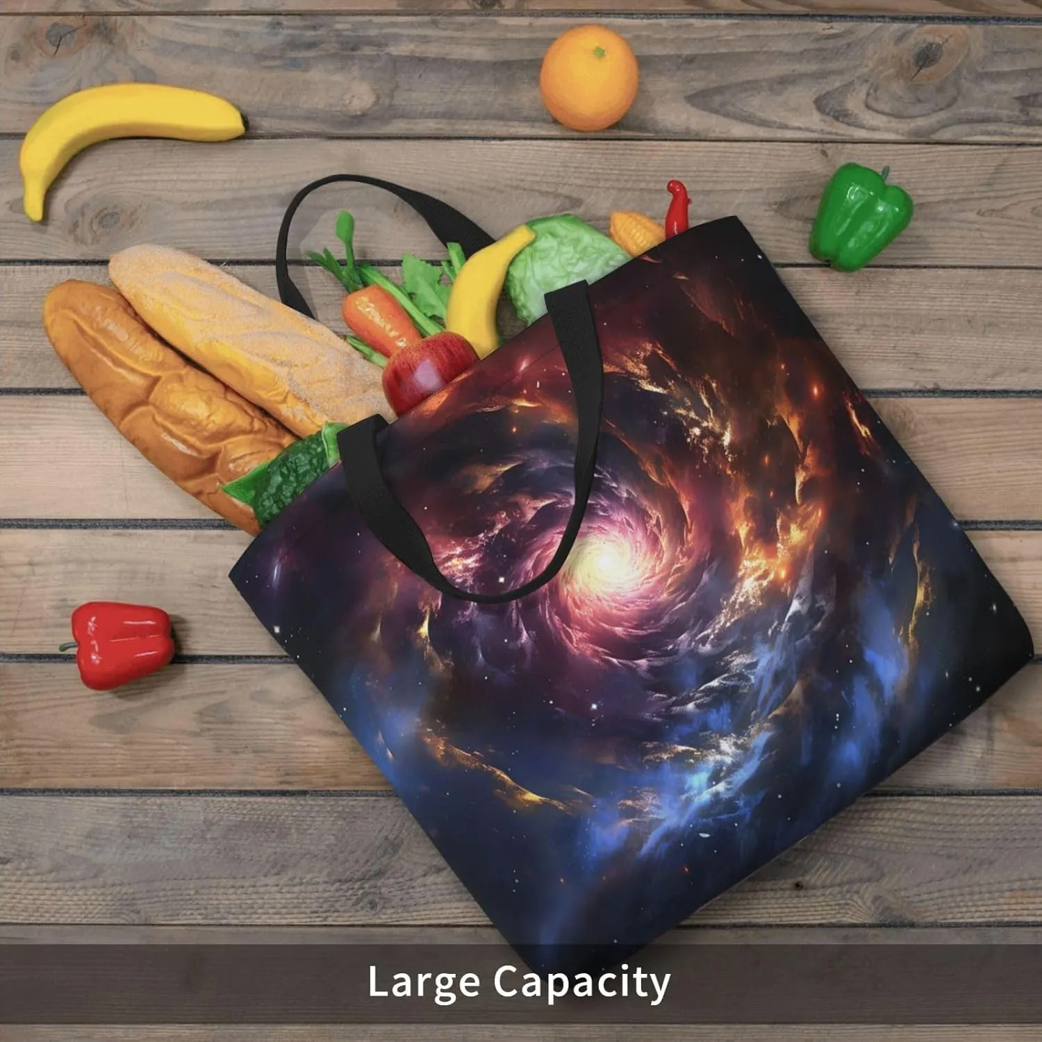 Tote Bag for Women Grocery Bag Reusable Shopping Bag Cupcake Handbag Foldable Shoulder Bag