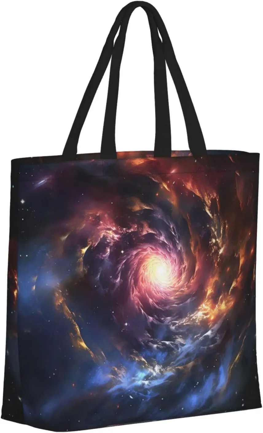 Tote Bag for Women Grocery Bag Reusable Shopping Bag Cupcake Handbag Foldable Shoulder Bag