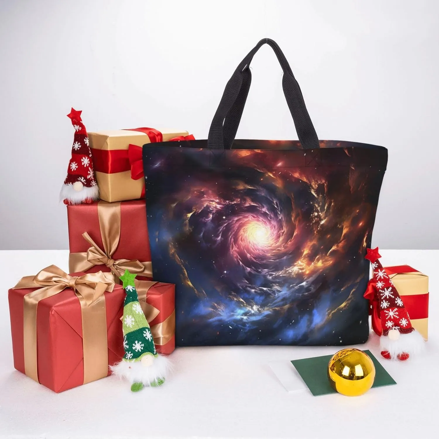 Tote Bag for Women Grocery Bag Reusable Shopping Bag Cupcake Handbag Foldable Shoulder Bag