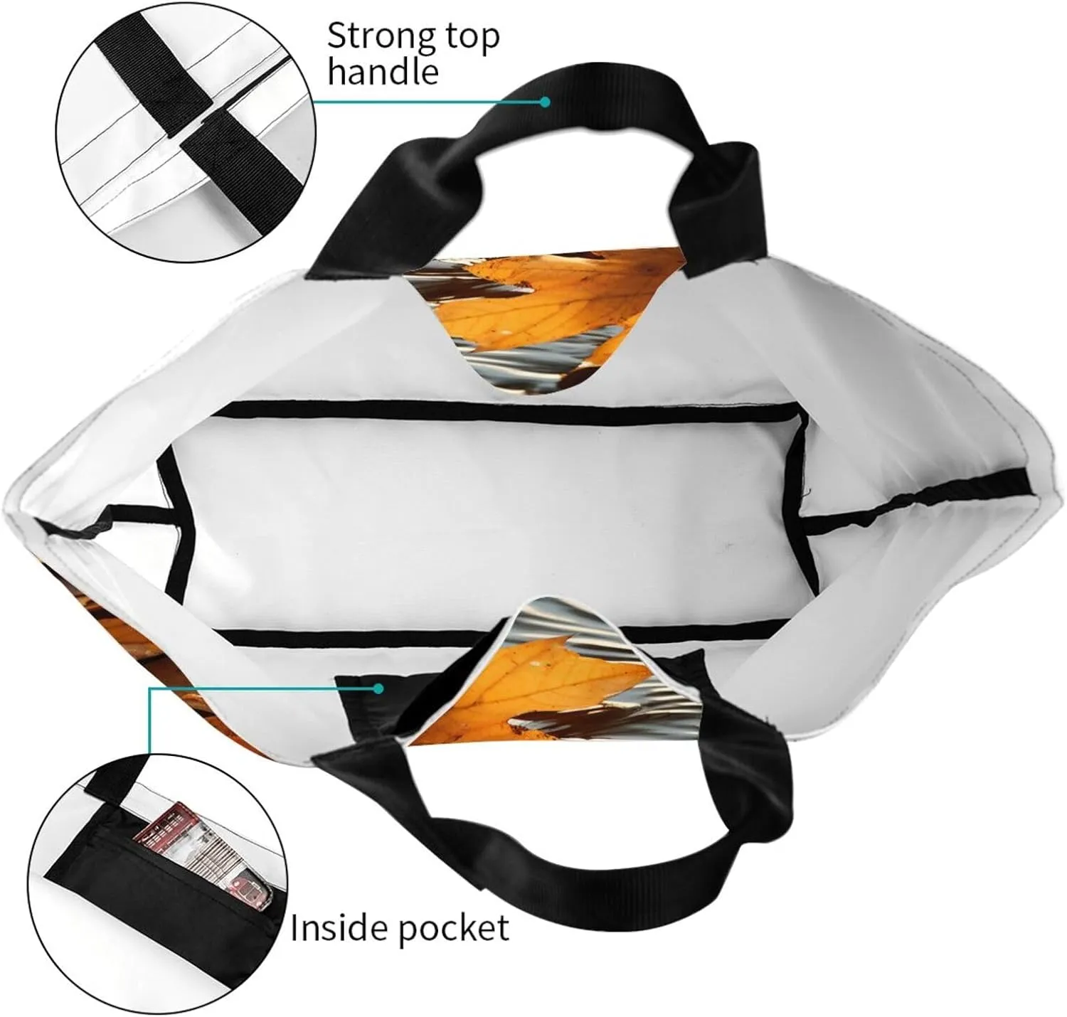 Tote Bag for Women Grocery Bag Reusable Shopping Bag Math question Handbag Foldable Shoulder Bag